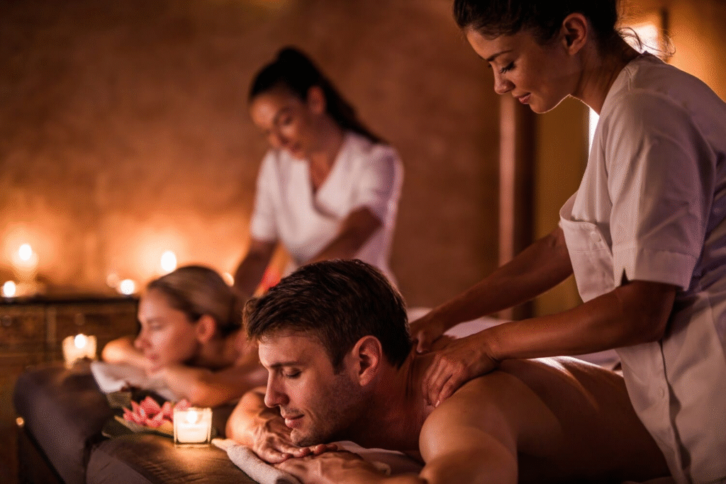 Couples deep tissue massage